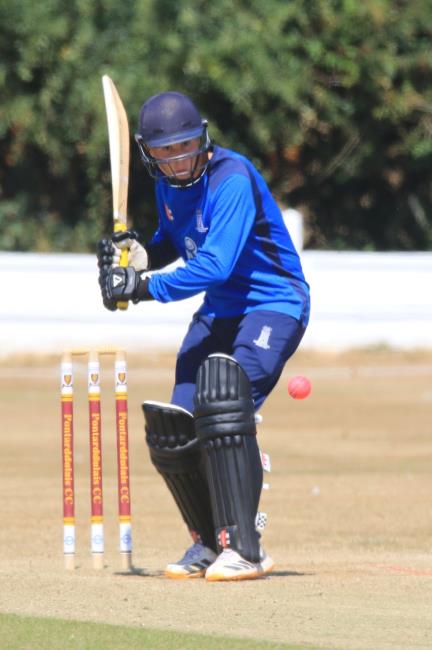 County player looks to drive off the back foot